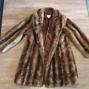 Faux Fur Macklemore-like coat